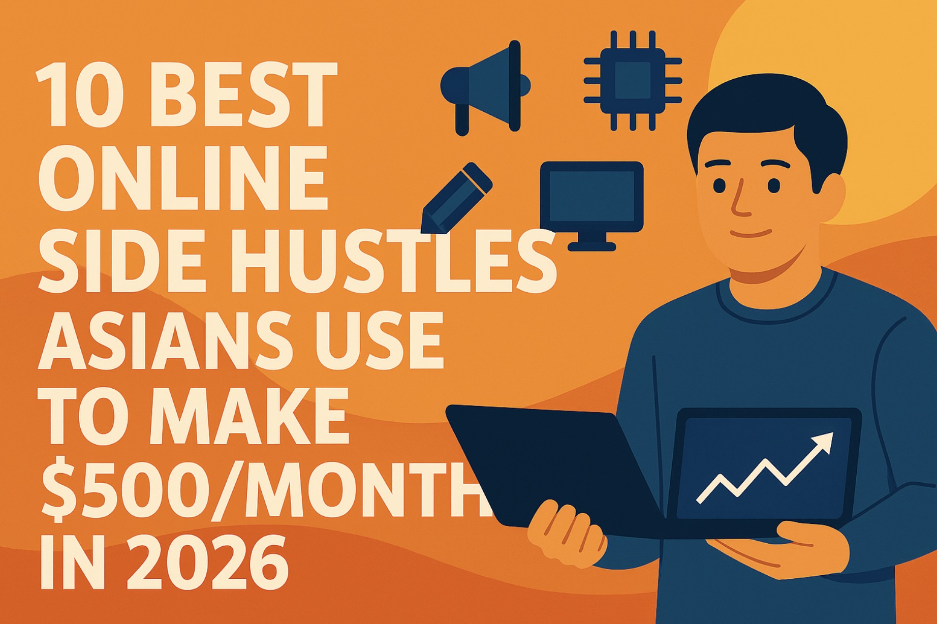 10 Best Online Side Hustles Asians Use to Make $500/Month in 2026